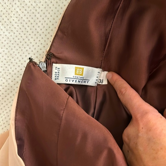 Givenchy Crepe and chiffon ombré gown size 38 - Picture 4 of 7